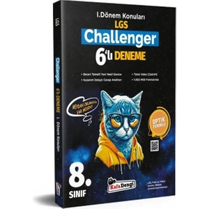 Kafa Dengi Yayınları 8.Sınıf LGS 1. Dönem Konuları Deneme -6'lı Challenger Paket Deneme