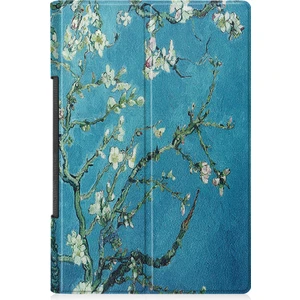 Lenovo Yoga Sekmesi Için Custer Doku Pu Deri Kılıf 11 Kayısı Blossom (Yurt Dışından)