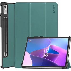 Lenovo Sekmesi Için Deri Stand Kasası P11 Pro Gen 2 Koyu Yeşil (Yurt Dışından)