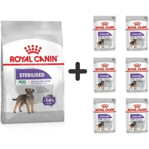 Royal Canin Mini Sterilised Kısır Köpek Maması 3 kg + 6 Adet Yaş Mama