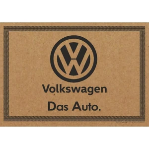 Oto Paspas Kağıdı Volkswagen Amblem Baskılı 100 Adet