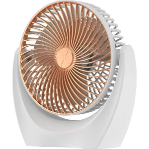 USB Masaüstü Fan Mini Ev Yurt Taşınabilir Fan, Renk: U Türü (Altın) (Yurt Dışından)