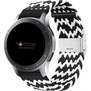 Novstrap Samsung Gear S3 Frontier-Classic ile Uyumlu Kordon Kayış (22MM) Flexible Elastik Örgü Kayış