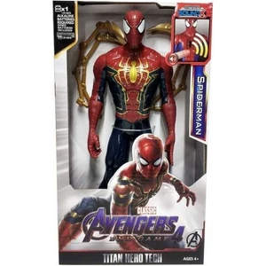 Ürün Sarayı Spiderman (Örümcek Adam) Avengers Sesli Işıklı Aksiyon Figür Oyuncak 30 cm