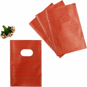 Repro Design Hediyelik Lüx El Geçme Poşet 50'li 13 x 20 cm Kırmızı