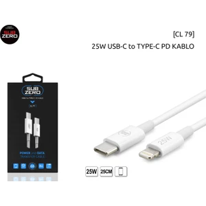 Hasırcıjet Subzero CL79 Usb-C To Type-C 25 W 25 cm Pd Kablo