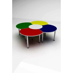 3G Tasarım Anaokulu Papatya Çiçek Masa Q160