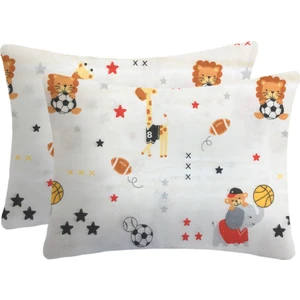 Lief Home Flanel ( Pazen ) Fermuarlı Bebek Yastık Kılıfı | 35X45 ( 2 Adet )