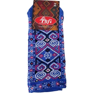 Kapadokya Hediyelik Kilim Desenli Patik Çorap 2 ADET