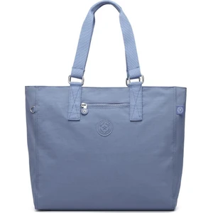 Smart Bags Büyük Boy Omuz Kadın Çantası Krinkıl Kumaş 3184 J.Mavi