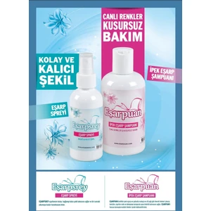 İpek Şal Eşarp Şampuanı ve Eşarp Spreyi 2'li Paket