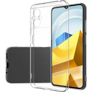 Xiaomi Poco M5 Kamera Korumalı Şeffaf Kılıf + Ekran Koruyucu