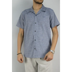 Inpool Erkek Yazlık Slim Fit Pamuk Keten Gömlek