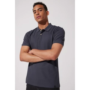 Riders By Lee Regular Fit Normal Kesim %100 Pamuk Polo Yaka Antrasit Tişört