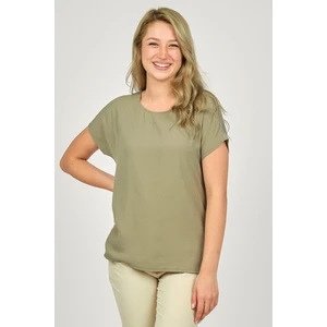 Ella Camelia Kadın Işlemeli Bluz 19E093 Haki