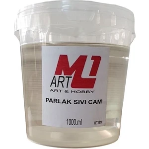 M1 Art Parlak Sıvı Cam 1000.ML