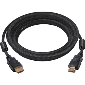 HDMI Kablosu Gold 1.4V 3D 4K Örgülü Filtreli 10MT Gabble Gab-10