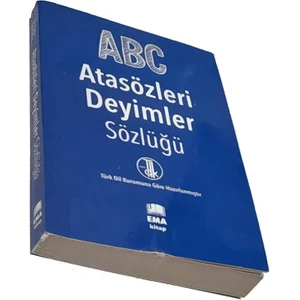 Atasözleri ve Deyimler Sözlüğü Tdk Uyumlu Karton Kapak 320 Sayfa 1 Adet Sözlük Atasözleri Deyimler