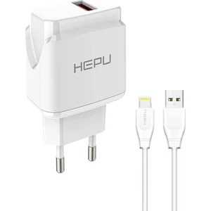 HP617L 2.1A Seyahat Şarj Aleti Usb-Lightning Kablo Set