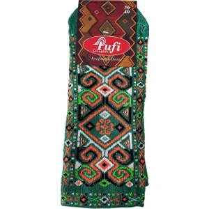 Kapadokya Hediyelik Kilim Desenli Patik Çorap 2 ADET
