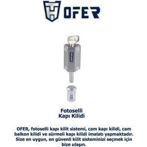 Ofer Fotoselli Kapılar Için Güvenlikli Emniyet Kilidi Yeni Tip