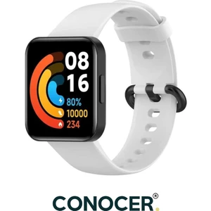 Xiaomi Redmi Watch 2 Lite Uyumlu Kordon Akıllı Saat Bileklik Kordonu Silikon Kayış