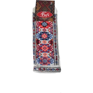 Kapadokya Hediyelik Kilim Desenli Patik Çorap 2 ADET