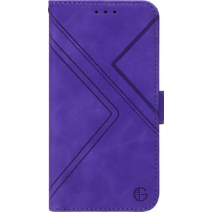 Geometrik Çizgi Pu Kılıfı Foriphone 13 Pro Mor (Yurt Dışından)