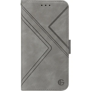 Geometrik Çizgi Pu Kılıfı Foriphone 13 Pro Gri (Yurt Dışından)