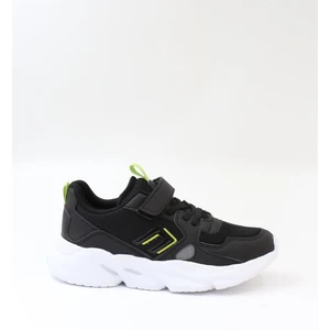 Tokyo Siyah Yeşil Cırtlı Anatomik Erkek Çocuk Spor Ayakkabı