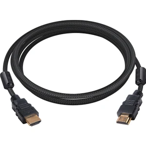 HDMI Kablosu Gold 1.4V 3D 4K Örgülü Filtreli 1.5mt Gabble GAB-015