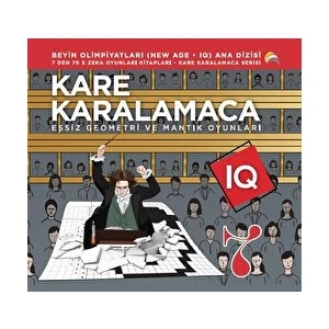 Kare Karalamaca 7 - 7’den 70’e Zeka Oyunları Kitapları Eşsiz Geometri ve Mantık Oyunları