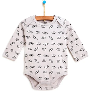 Empirme Desen Uzun Kol Body