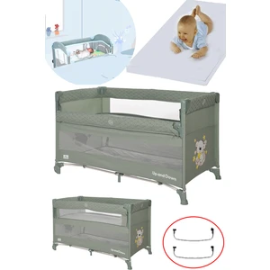 Lorelli Up And Down 60X120 Bebek Anne Yanı Oyun Parkı Yatak Beşik Yatak Hediye
