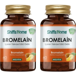 Shiffa Home Bromelain 60 Tablet x 2 Adet