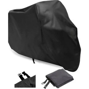 Yuki Pony Twin Elektrikli Siyah Motosiklet Brandası