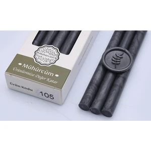 Mühür Mumu Çubuk 11MMX120MM 10 Lu Paket Model: 105 Antrasit Siyah