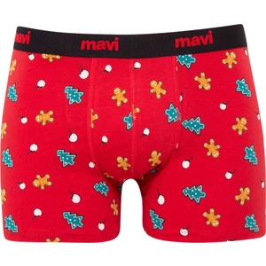 Yılbaşı Temalı Baskılı Boxer 092252-32421