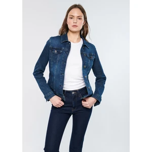 Kadın Daisy Puslu Retro Jean Ceket 1113635377