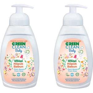 Green Clean Baby Organik Portakal Yağlı Köpük Sabun 450 ml x 2'li Set