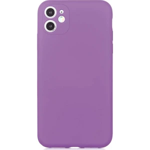 Case 4U Apple iPhone 11 Kılıf 3D Kamera Korumalı İçi Kadife Mara Lansman Yumuşak Kapak Mor
