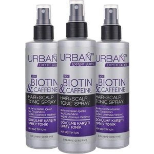 Urban Care Expert Biotin & Kafein Sprey Tonik 200 ml x 3
