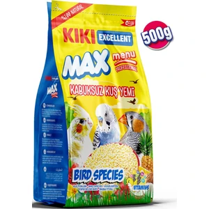 Kıkı Excellent Kuş Max Menu Bird Species Kabuksuz Kuş Yemi 400 Gr. KB305