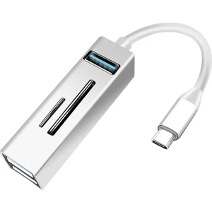 Type-C To USB 3.0 Çoğaltıcı Hub Kart Okuyuculu 5in1 USB Otg Sd/tf - AL3572
