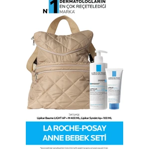 La Roche-Posay Anne Bebek Seti: Lipikar Baume Ap+M Light 400 Ml&lipikar Syndet AP+100 ml