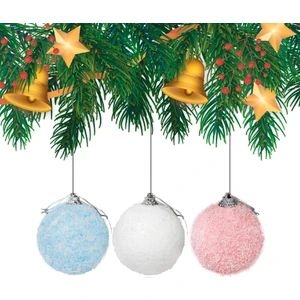 Yılbaşı Çam Ağacı Süsü Top 6 cm 6'lı