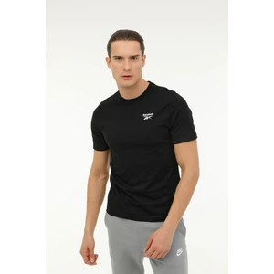 Rı Left Chest Logo Tee Siyah Erkek Kısa Kol T-Shirt