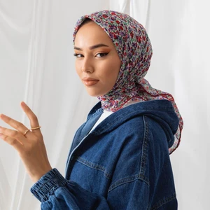 Silk Home Karanfil Desen Soft Pamuk Eşarp