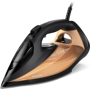 7000 Serisi Buharlı Ütü, 2800 W, 50 g/dakika Sürekli Buhar, 250 g Şok Buhar, SteamGlide Elite, Siyah ve Altın Rengi, DST7040/80