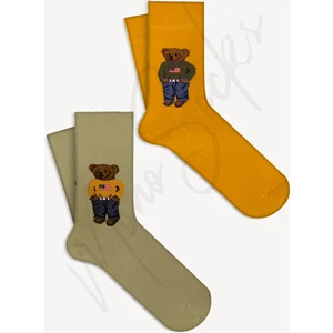 Mono Socks 2'li Teddy Bear Çorap